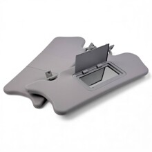 Набор козырьков солнцезащитных 2110-8204010/11-01, материал пластик, цвет серый, 1 зеркало (2шт)