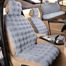 Комплект накидок на весь салон из искусственного меха REX LUX PLUS, цвет серый