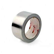 Скотч алюминевый 50 мм*30 мкм*25 м (клейкая лента) kraft 6