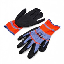 Перчатки нитрил оранж/серая,син/роз/зел