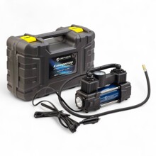 Компрессор 65 л/мин Master Light са-650c, двухпоршневой, 3 метра длина кабеля в кейсе с инструментом