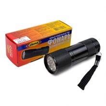 Фонарь Облик 1057 9- LED металлический, цвет ассорти