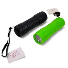 Фонарь Облик 1058 9- LED металлический корпус с влагозащитой, цвет ассорти