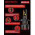 Светодиодные лампы H 4 ORION H19 6500K 5000Lm 140W 12-24V Светодиодные лампы H 4 ORION H19 6500K 5000Lm 140W 12-24V