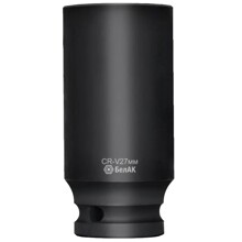 Головка 6-ти гранная 1/2*27мм глубокая crv