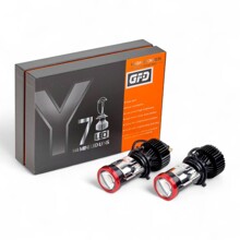 Светодиодные лампы H 4 G-Y7 линза 6500k 58w 12-24v