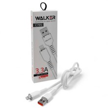 Телефонный кабель iphone, 1 м 35 W, в матерчатой обмотке, цвет белый