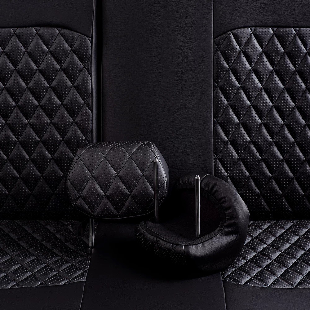 Комплект чехлов на весь салон для Toyota Camry-7 2006-2011г., XV40, рзс, экокожа турин, ромб, с подколотником + отдельный бок 3г, цвет черный/черный Комплект чехлов на весь салон для Toyota Camry-7 2006-2011г., XV40, рзс, экокожа турин, ромб, с подколотником + отдельный бок 3г, цвет черный/черный