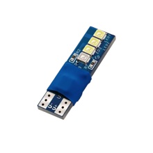 Светодиод T10 (W5W) 8 SMD 2835 плавный розжиг (Синий/белый) 12V
