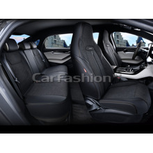 Комплект чехлов на весь салон 5D PULLMAN PLUS, цвет черный/черный/черный