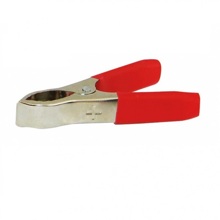 Зажимы Крокодил 75мм красный