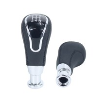 Ручка кпп кожа (черная строчка) R назад