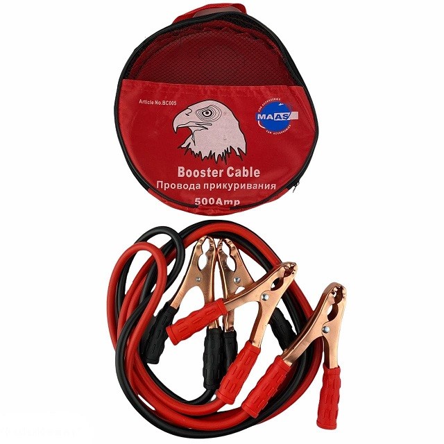 Провода пусковые 500 а - 2,44 м Провода пусковые 500 а - 2,44 м