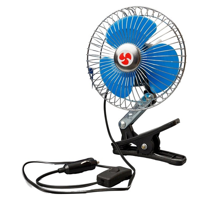 Вентилятор 6 12V с прищепкой металл Вентилятор 6 12V с прищепкой металл
