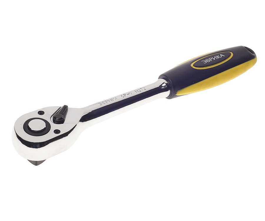 Трещотка флажковая 1/2* 72-зубцовая с прямой резиновой ручкой 260 мм Трещотка флажковая 1/2* 72-зубцовая с прямой резиновой ручкой 260 мм