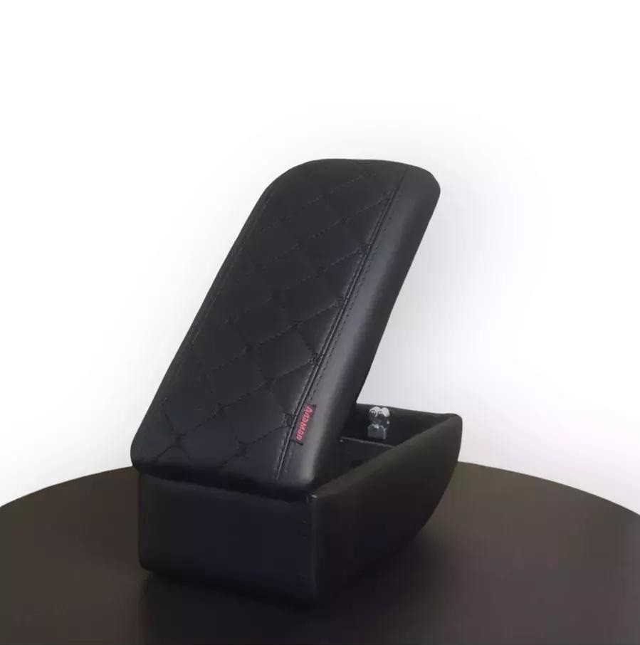 Бокс - подлокотник для лада 2107, черный квадрат, кож.зам. черный Бокс - подлокотник для лада 2107, черный квадрат, кож.зам. черный