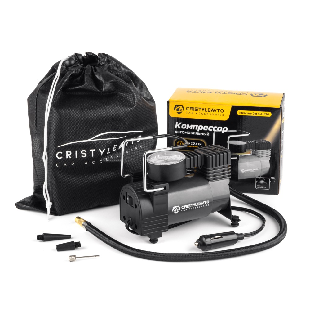 Компрессор 30 л/мин Jet са-520 mercury, 180 вт, 2,5 метра длина кабеля однопоршневой Компрессор 30 л/мин Jet са-520 mercury, 180 вт, 2,5 метра длина кабеля однопоршневой