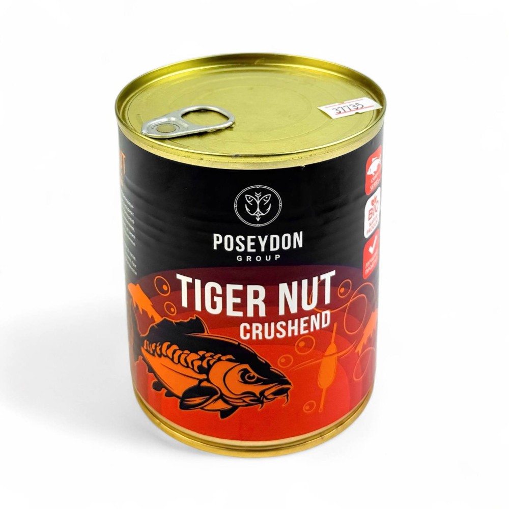 Прикормка POSEYDON варенная в банке, тигровый орех дробленый 900 гр Прикормка POSEYDON варенная в банке, тигровый орех дробленый 900 гр