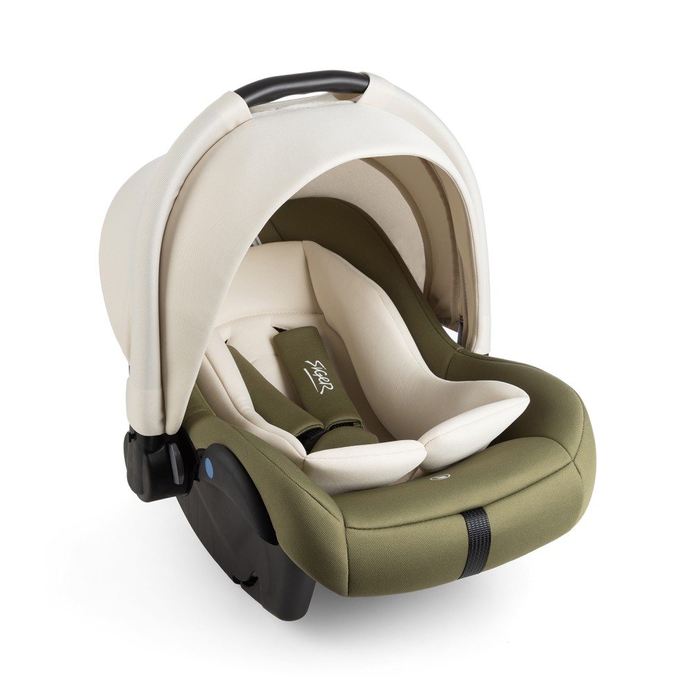 Автокресло люлька kres3718 (0-13 кг) серия дафни, цвет оливковый Автокресло люлька kres3718 (0-13 кг) серия дафни, цвет оливковый